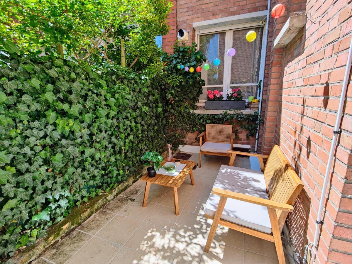 Le Rainbow - Grand Studio Avec Terrasse Dunkirk ภายนอก รูปภาพ