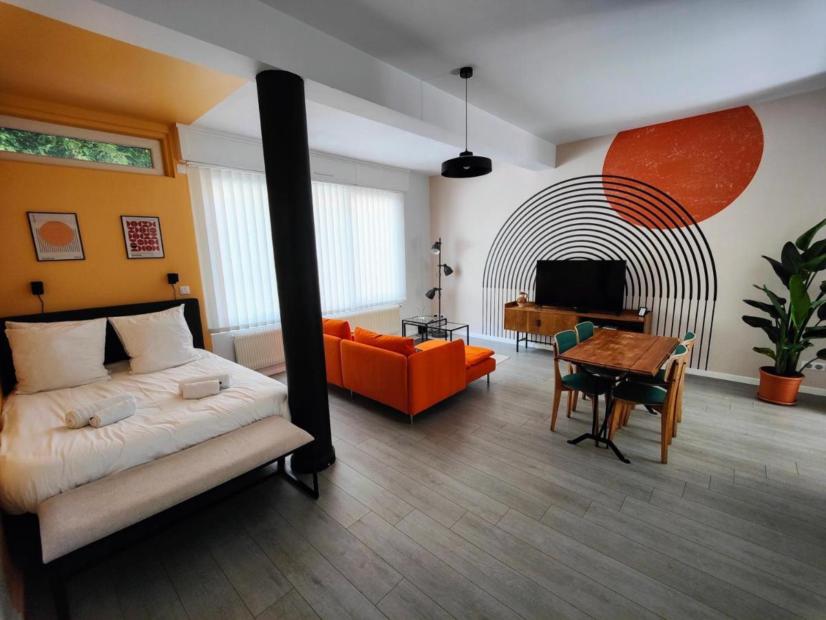 Le Rainbow - Grand Studio Avec Terrasse Dunkirk ภายนอก รูปภาพ